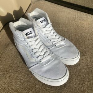 Vans White Canvas Sk8-Hi